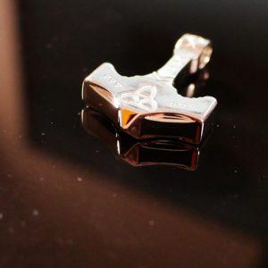 Pendentif Marteau De Thor En Argent Massif Sterling - Marque Toulhoat, Style Celte Breton Neuf